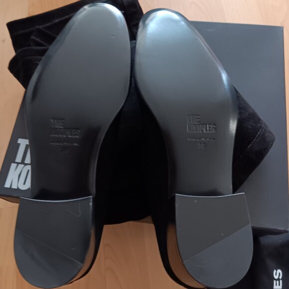 THE KOOPLES Suede Thigh-High Boots - Picture 3 of 10